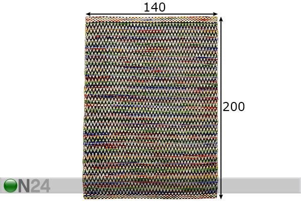 Matto Modern-Weave 140x200 cm mitat