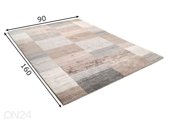 Matto Montana Luxury 90x160 cm mitat