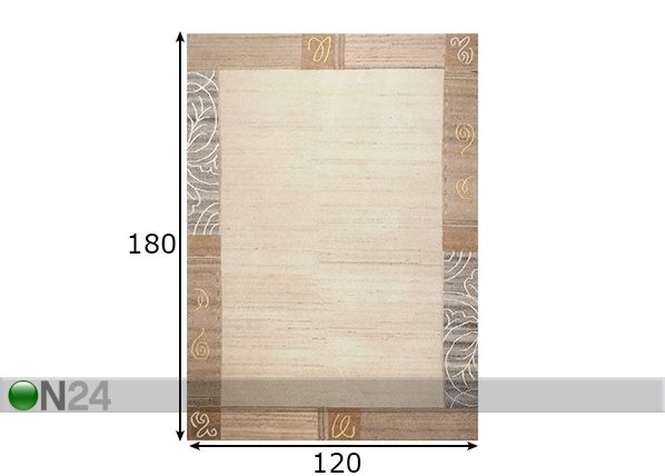 Matto Nakarta 120x180 cm mitat