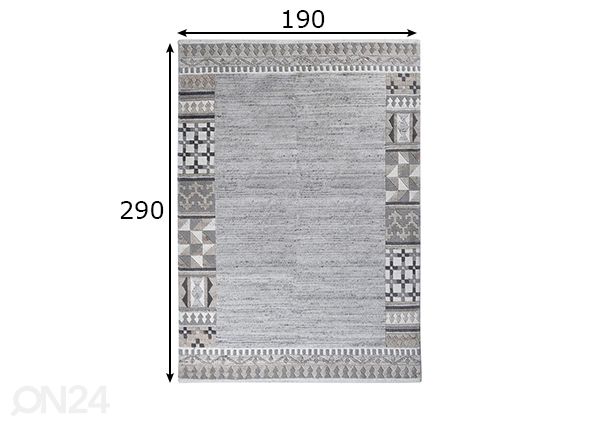 Matto Nakarta 190x290 cm mitat