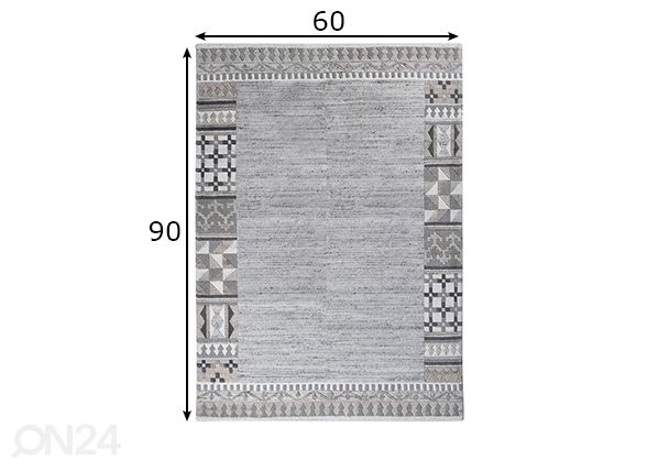 Matto Nakarta 60x90 cm mitat