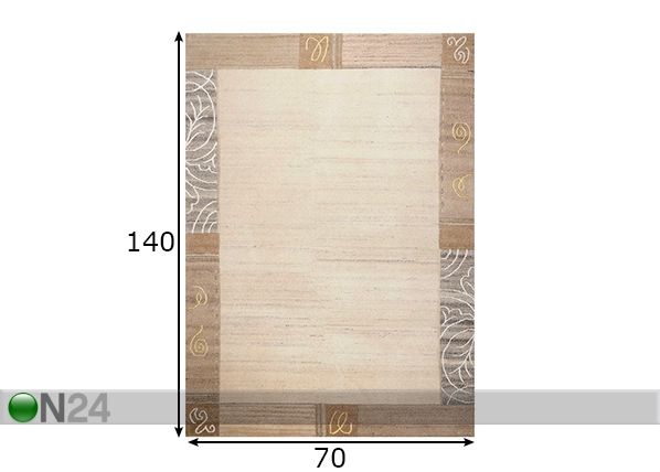 Matto Nakarta 70x140 cm mitat