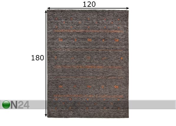 Matto Nashville 120x180 cm mitat