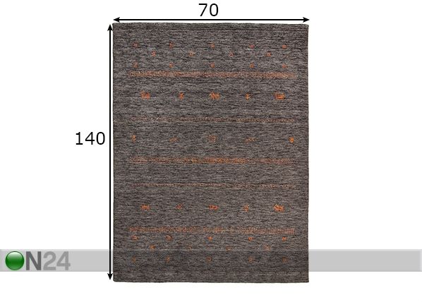 Matto Nashville 70x140 cm mitat