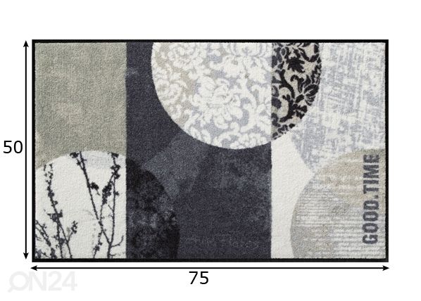 Matto NATURAL LIVING 50x75 cm mitat