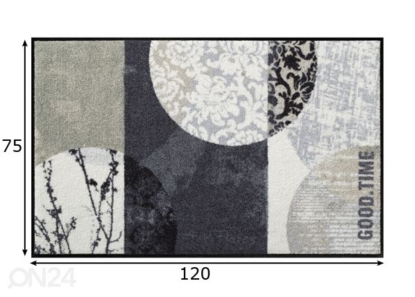 Matto NATURAL LIVING 75x120 cm mitat