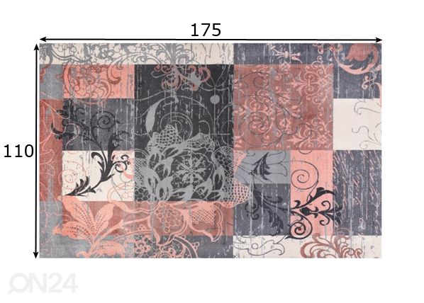 Matto Nostalgia Rose 110x175 cm