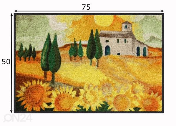 Matto Nuovo Girasole 50x75 cm mitat