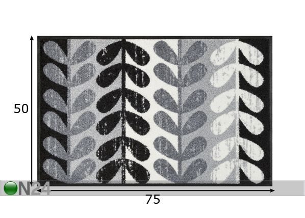 Matto NURI 50x75 cm mitat