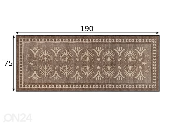 Matto Ornamentalli 75x190 cm mitat