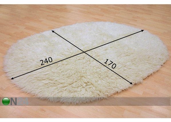 Matto, OVAALI FLOKATI 170x240 cm mitat