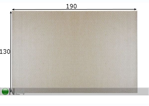 Matto Pallino Ecru 130x190 cm mitat