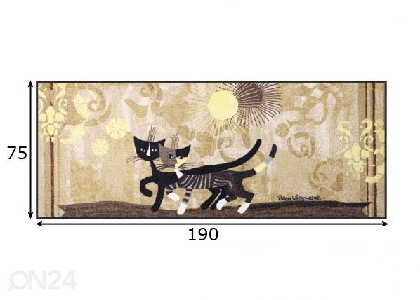 Matto PASSEGGIATA 75x190 cm mitat