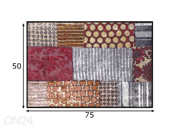 Matto Pattern Mood 50x75 cm mitat