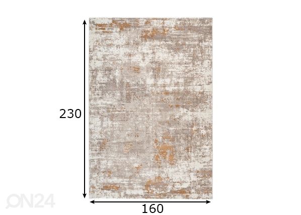 Matto Pierre Cardin Paris Beige 160x230 cm mitat