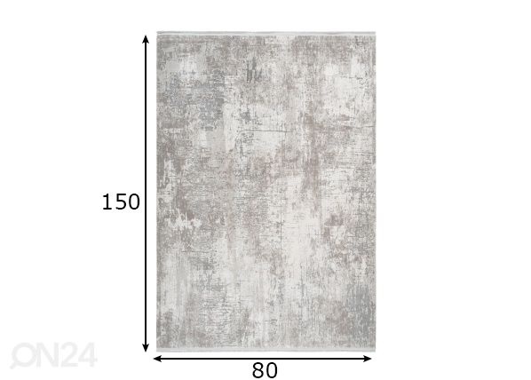 Matto Pierre Cardin Silver Opera 80x150 cm mitat