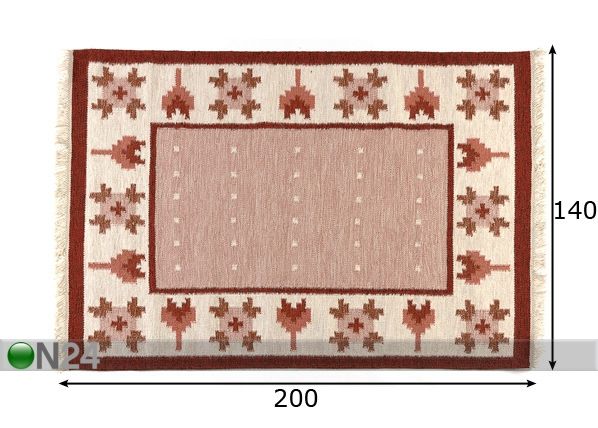 Matto PORTO 140x200 cm mitat