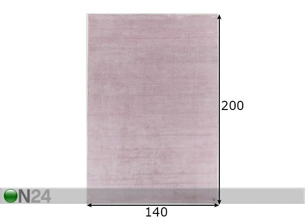 Matto Powder 140x200 cm mitat