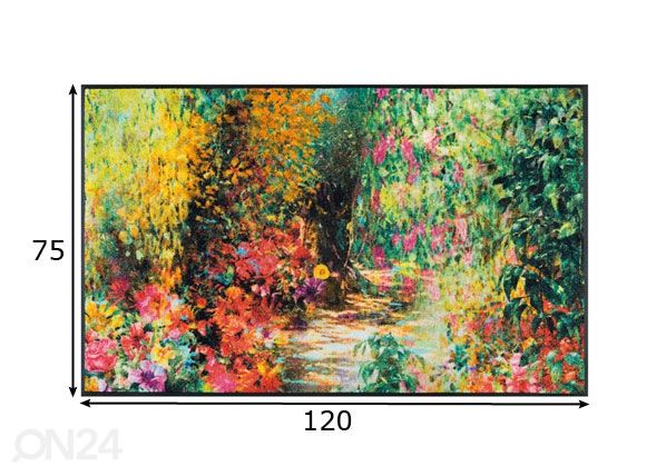 Matto Primavera 75x120 cm mitat