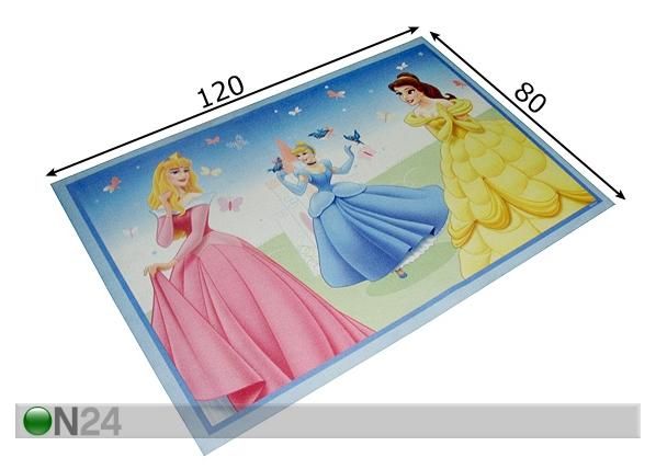 Matto PRINSESSA 80x120 cm mitat