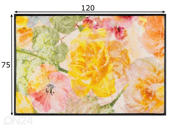 Matto Rosaria 75x120 cm mitat