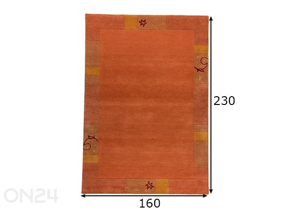 Matto Royal Ganges 160x230 cm mitat