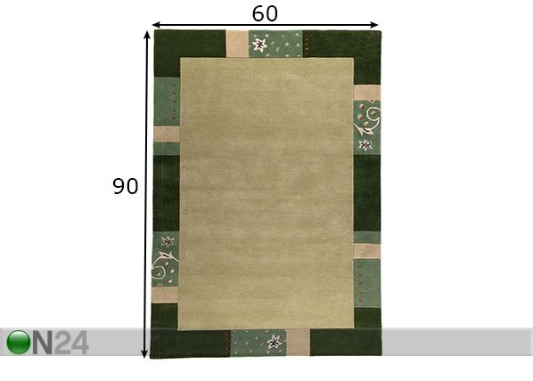 Matto Royal Ganges 60x90 cm mitat