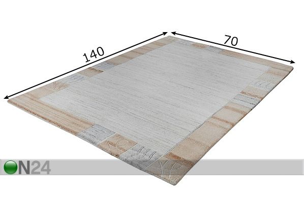 Matto Royal Natur 70x140 cm mitat