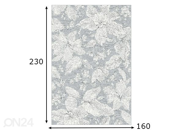 Matto Royal Palace 160x230 cm mitat