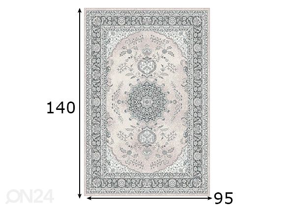 Matto Royal Palace 95x140 cm mitat