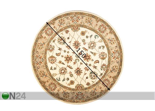 Matto Royal Ziegler Ø150 cm mitat