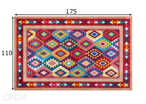 Matto Santa Fe 110x175 cm mitat