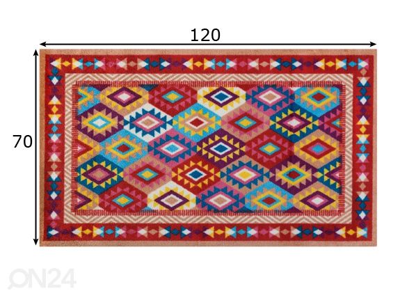Matto Santa Fe 70x120 cm mitat