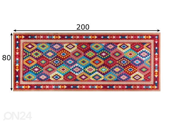 Matto Santa Fe 80x200 cm mitat