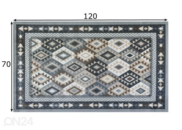 Matto Santa Fe nature 70x120 cm mitat