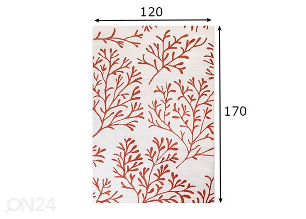 Matto Sarah 120x170 cm mitat