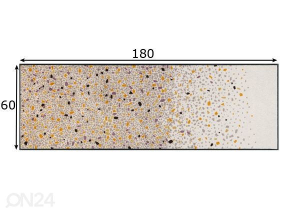 Matto Sasso 60x180 cm mitat