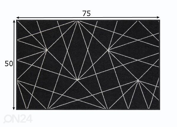 Matto Satellite 50x75 cm mitat