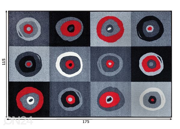 Matto SERGEJ 115x175 cm mitat