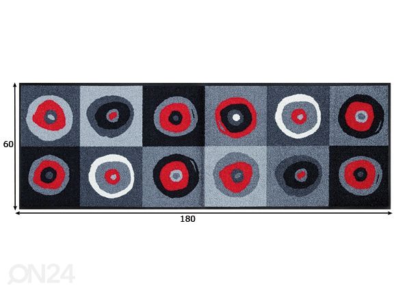 Matto SERGEJ 60x180 cm mitat