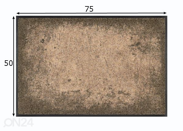 Matto Shades of Brown 50x75 cm mitat