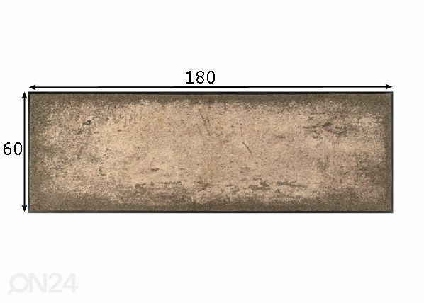 Matto Shades of Brown 60x180 cm mitat