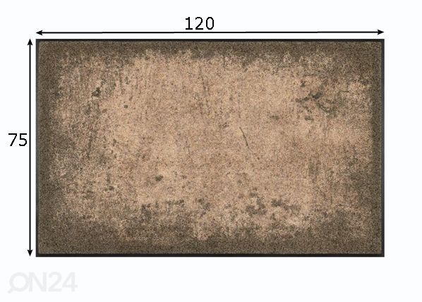 Matto Shades of Brown 75x120 cm mitat