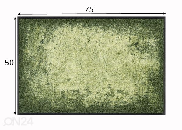 Matto Shades of Green 50x75 cm mitat