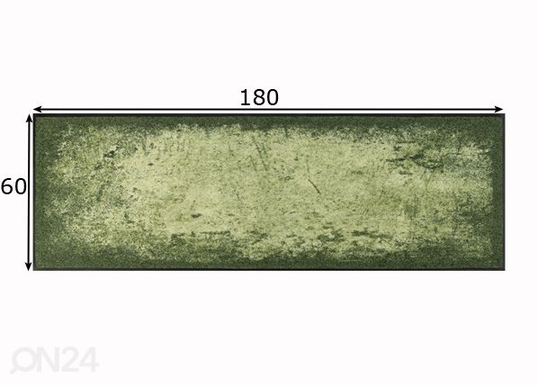 Matto Shades of Green 60x180 cm