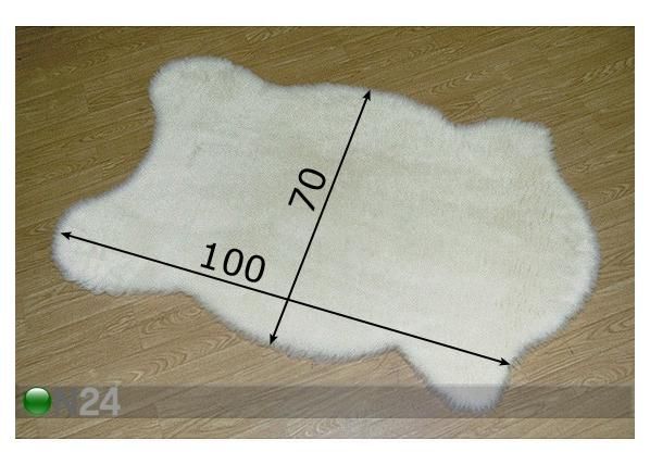 Matto Shaggy 70x100 cm mitat