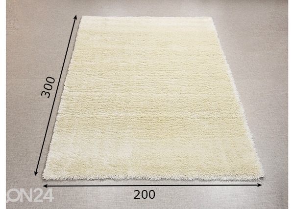 Matto Shaggy Lama 200x300 cm mitat
