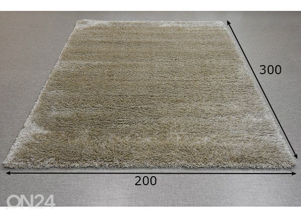 Matto Shaggy Lama 200x300 cm mitat
