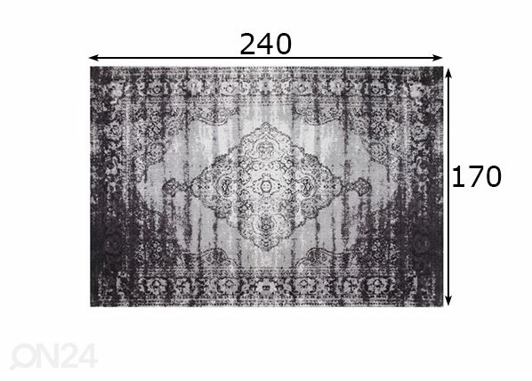 Matto Simon 170x240 cm mitat