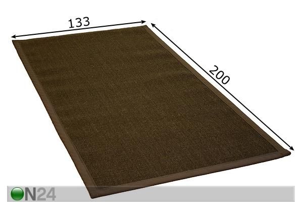 Matto SISAL 133x200 cm mitat